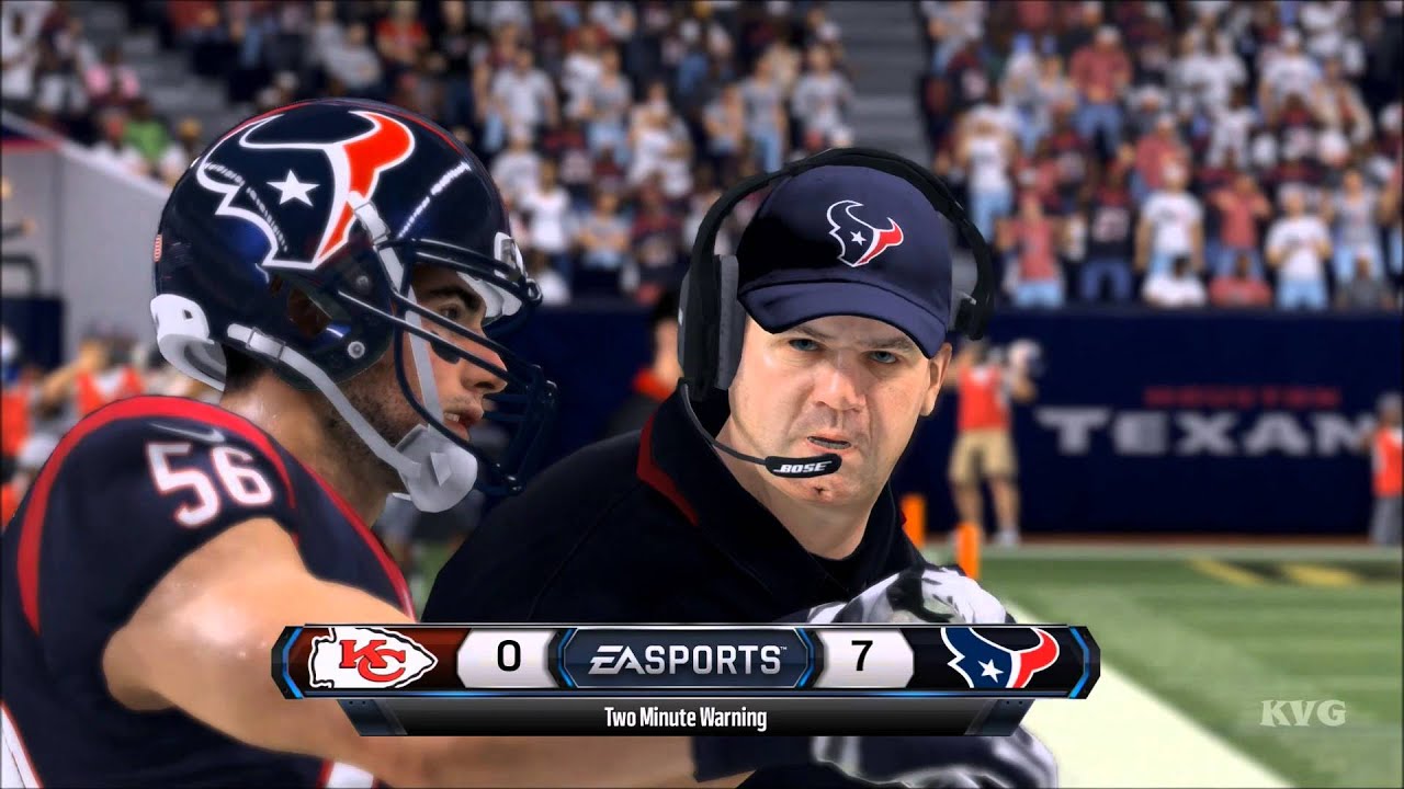 Madden NFL 16 - Wild Card Weekend - Kansas City Chiefs vs Houston Texans Gameplay (XboxONE HD)
