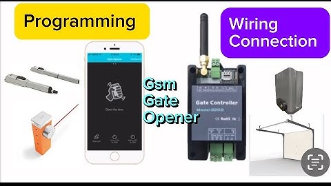 GSM Gate Opener Device | Programming | Wiring Connections | Full Instruction Of GSM Gate Opener |
