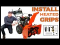 How-To Install Hand Grip Warmers On A Snowblower - Ariens