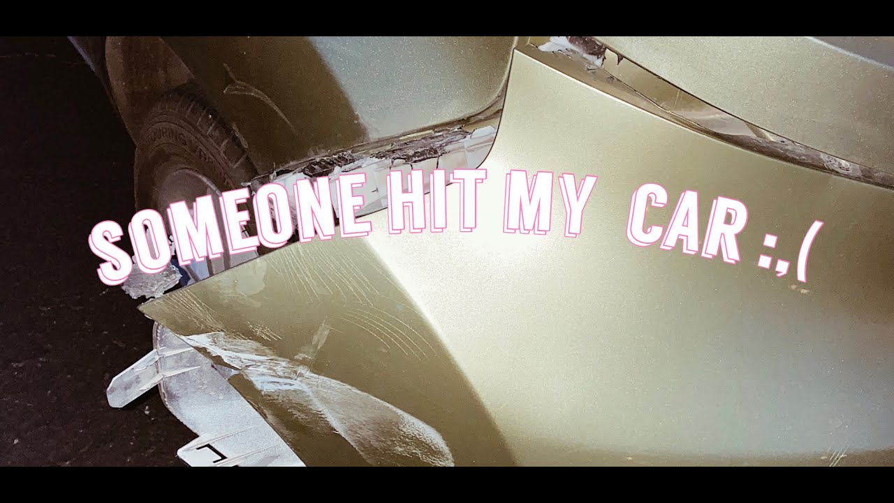 V L O G: 77 someone hit my car lol - YouTube