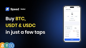 How to Buy BTC, USDT & USDC in Speed Wallet? | Full Tutorial