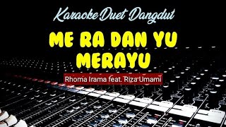 Karaoke ME RA dan YU (MERAYU) #karaoke #liriklagu #dangdut #music