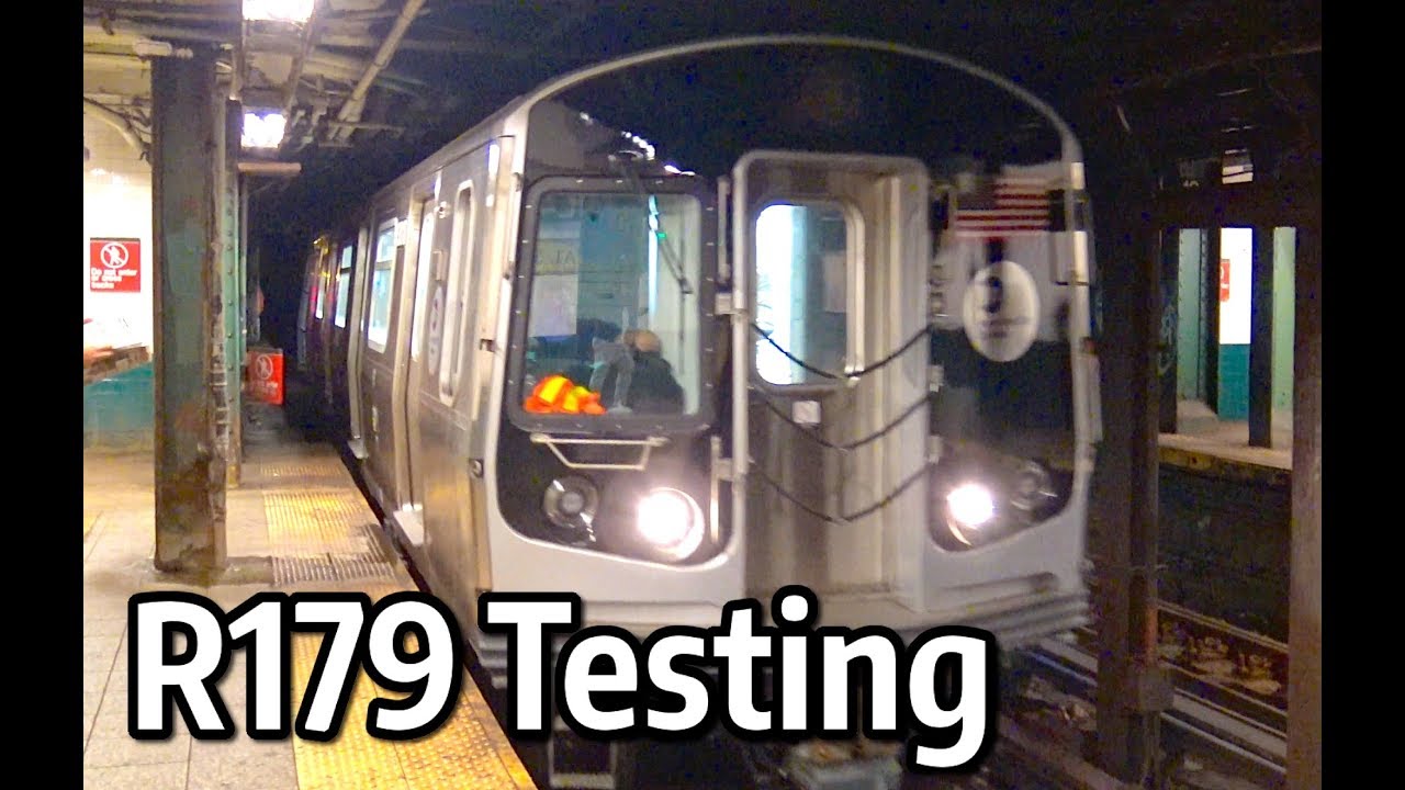 ⁴ᴷ New R179 Cars Testing at Canal Street - YouTube