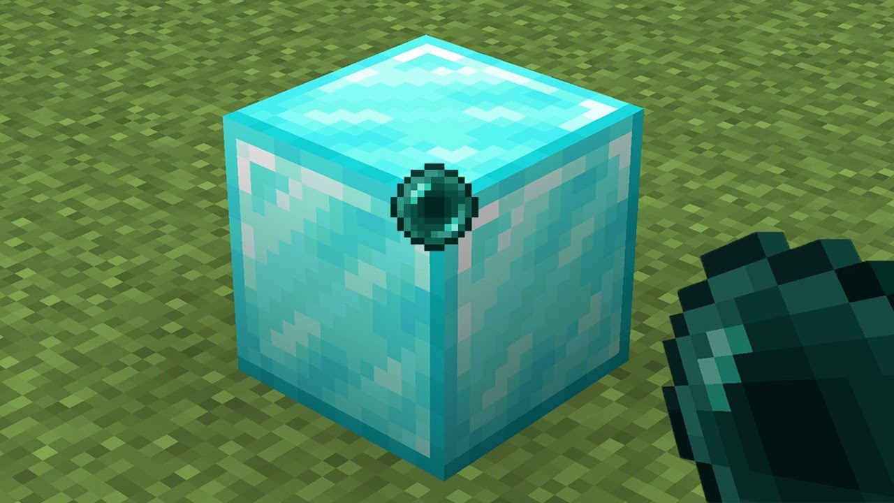 what's inside diamond block? minecraft YouTube