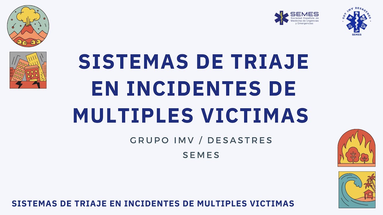 Sistemas de Triaje en Incidentes de Multiples Victimas (IMV) - YouTube