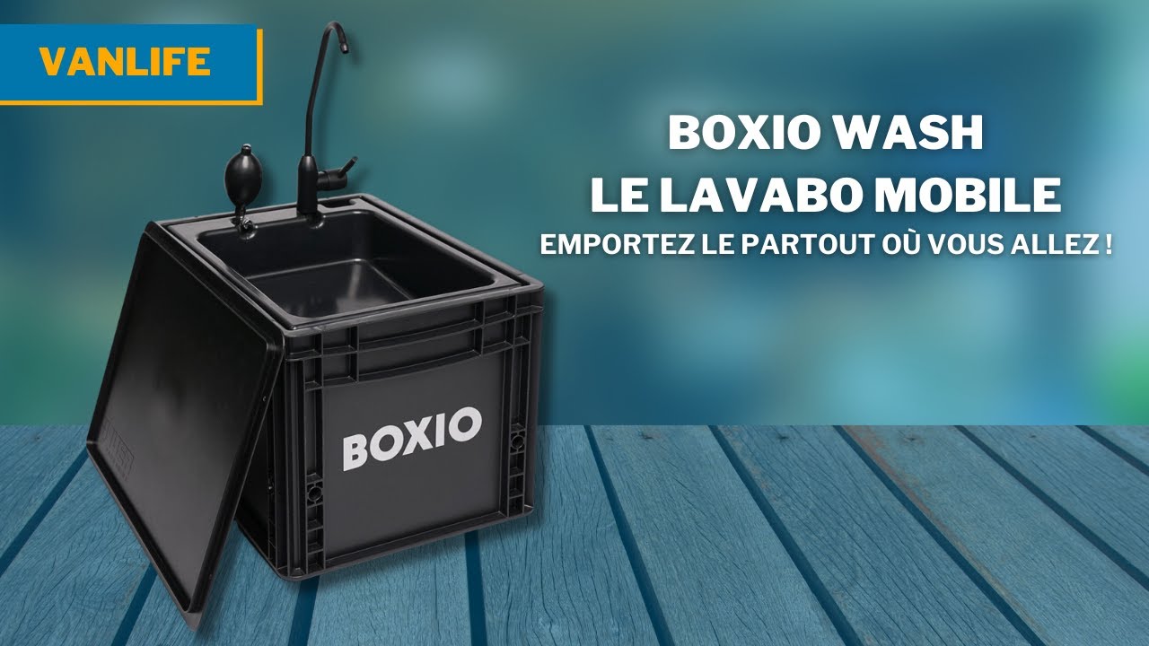 BOXIO - SHOWER : Ton Wash devient ainsi une douche portable avec pompe et sans électricité, pour BOXIO - SHOWER : Ton Wash devient ainsi une douche portable avec pompe et sans électricité, pour