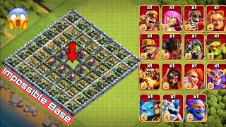 Impossible Base vs Home Village Super Troops Who Can Survive 😧 #experiment part 3