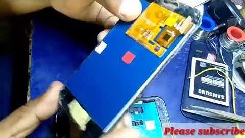 How to Samsung J1 LCD light problem solution display repair.