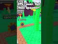 😱 DEVELOPER placed this SECRET tower in the game... #bss #roblox #towerdefense #shorts