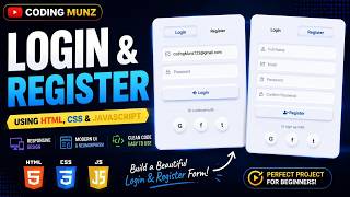 Neumorphism Login Form Using HTML CSS & JavaScript