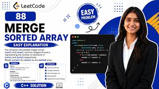LeetCode 88 - Merge Sorted Array | Easy C++ Solution 🚀