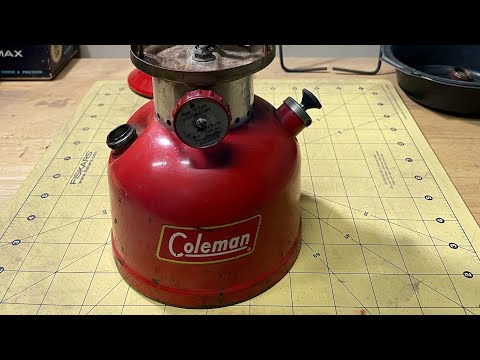 Coleman 200A series lantern teardown - YouTube