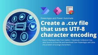 How to make a csv file utf-8 encoded?