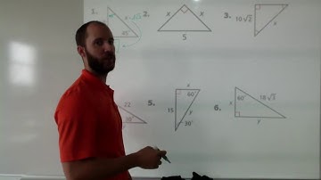 H-Geo: Section 5.8 - Applying Special Right Triangles