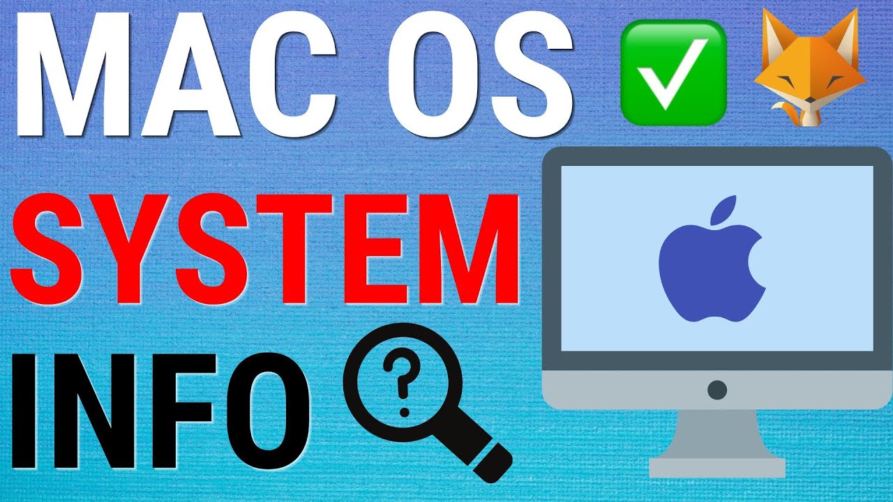 How To See System Info on Mac / Macbook