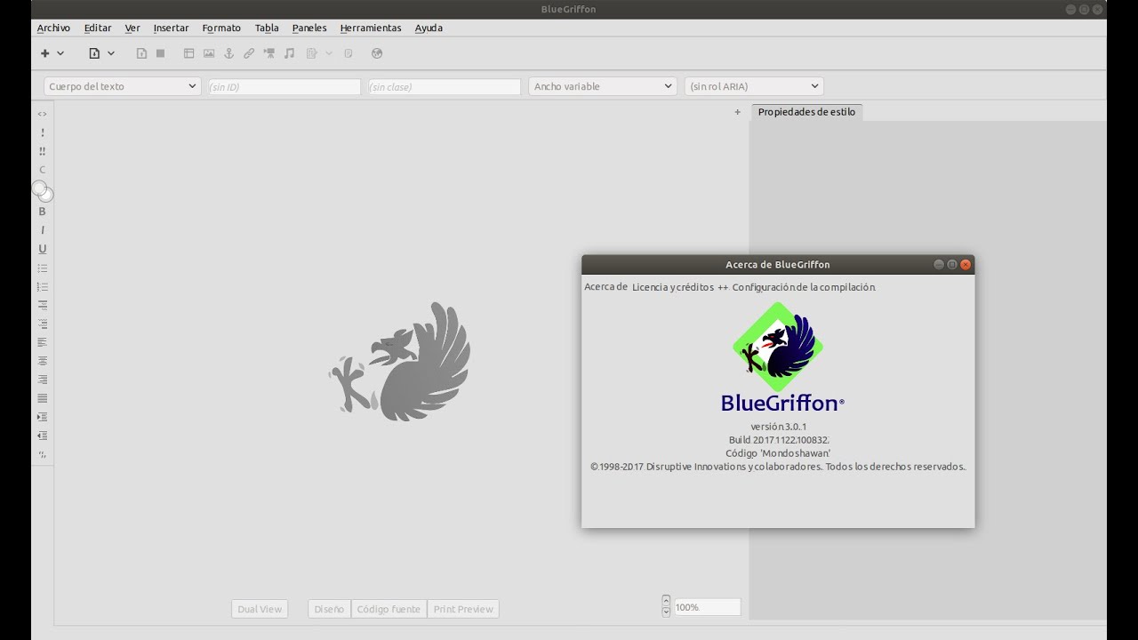 bluegriffon one click templates