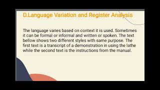 Language Description of Esp  (Mid test & Final test) - Astri Damayanti