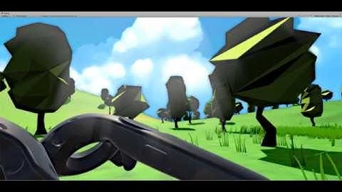 Unity Terrain and Image Effects Demo in VR