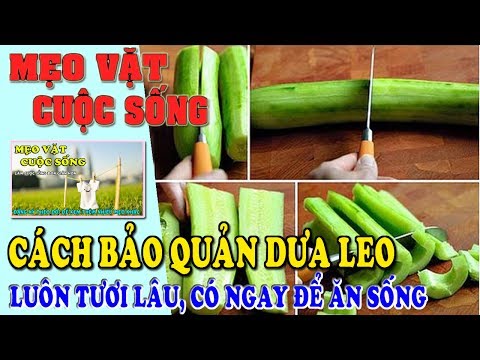 Video: Cách ăn Và Bảo Quản Dưa đúng Cách