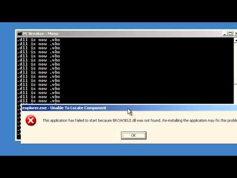 Destroying Windows XP with PC Breaker
