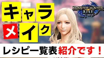 モンハンライズ ４分で全て分かる美人キャラメイク キャラクリ 女性実況 Mp3