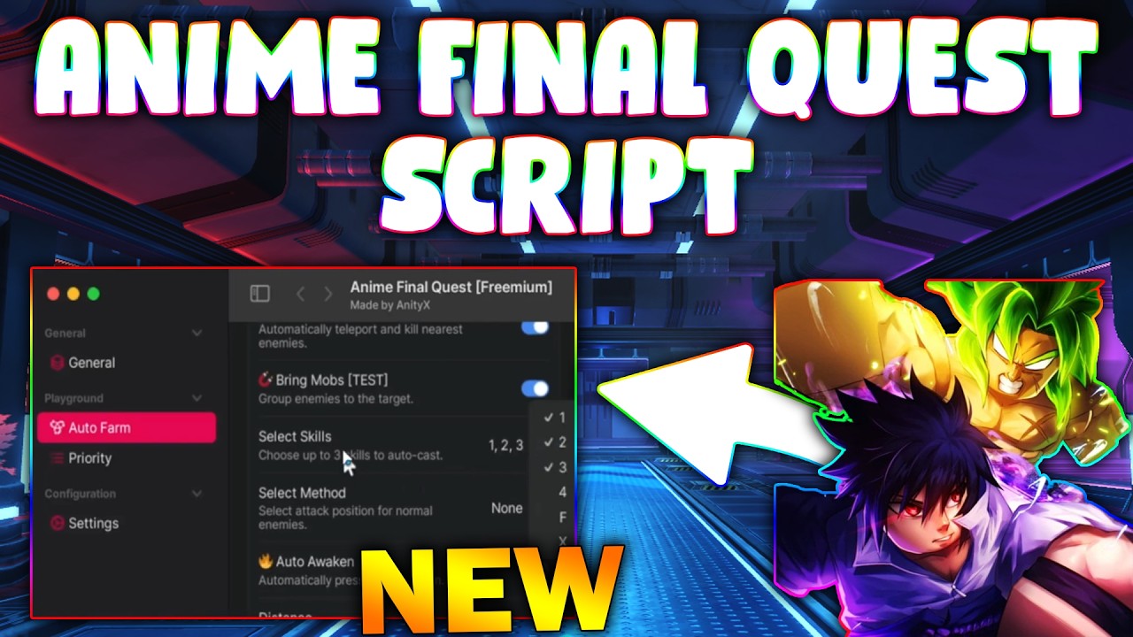 *NEW* Anime Final Quest Script (PASTEBIN 2026) (AUTO FARM , AUTO JOIN )