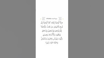 سورة النساء ١٦٣