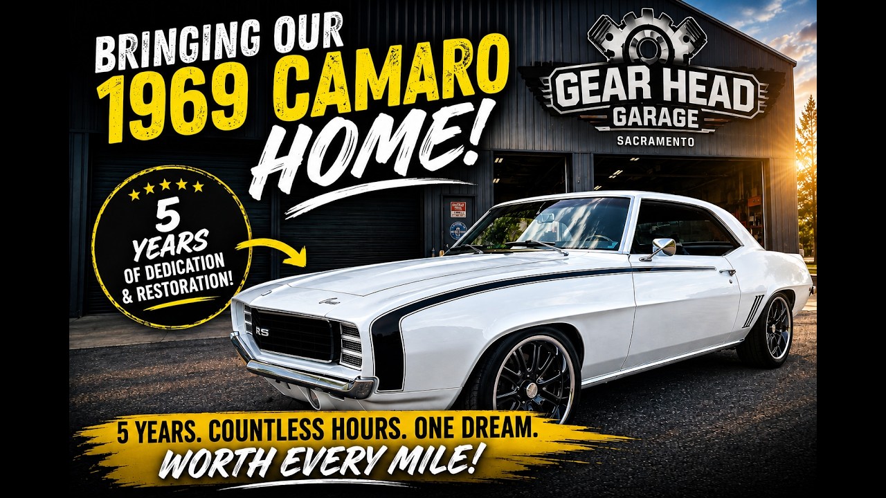 After 5 YEARS of Restoration… Our 1969 Camaro Is FINALLY Coming Home!