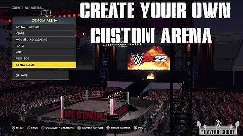 Upload custom image for custom arena WWE2k22