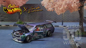 DATSUN 510 WAGON Custom Hot Wheels