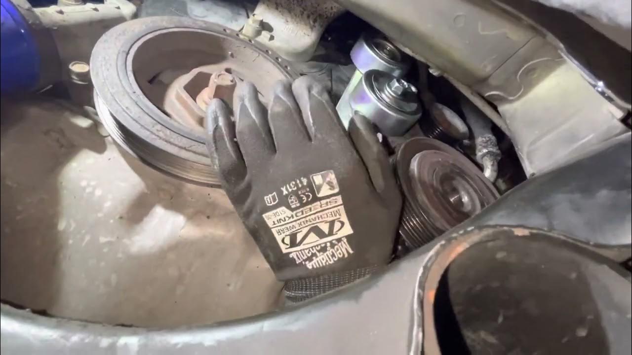 Serpentine belt, tensioner Honda Odyssey, 2008 3.5 J series JDM engine