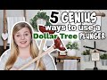 5 Genius Ways to Use A Dollar Tree TOILET PLUNGER | DIY DOLLAR TREE DECOR IDEAS | Krafts by Katelyn