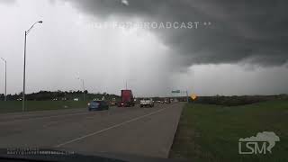 03-16-2023 Ennis, TX - Large Hail - Severe Thunderstorms