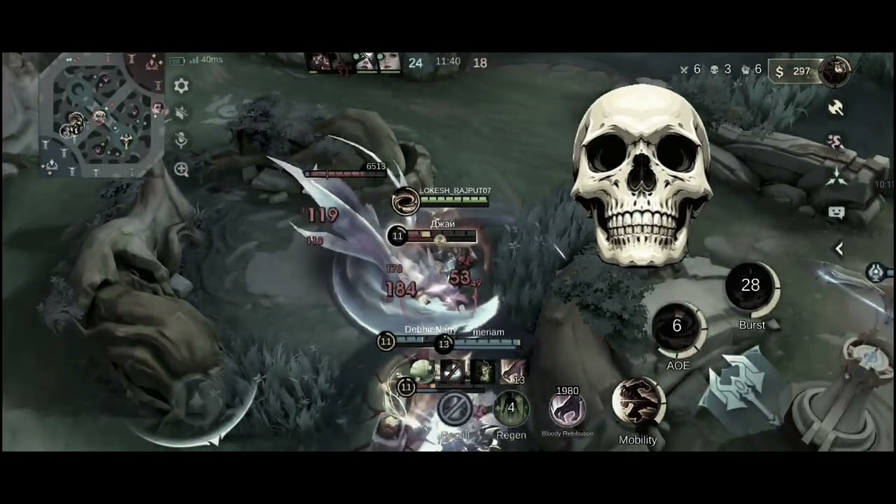 1v5 Clutch 😱 MOBA Legends