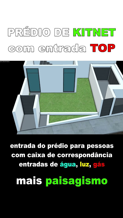 Studio Apartment Building with TOP Entrance #kitnet