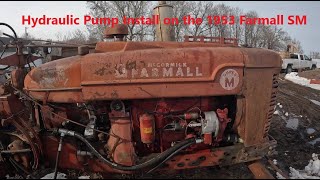 Installing the New Hydraulic Pump on the 1953 Farmall Super M