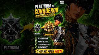 How to Reach CONQUEROR in BGMI New Season Fast | Best Tier Push Tips for Beginners|#bgmi#shorts#pubg