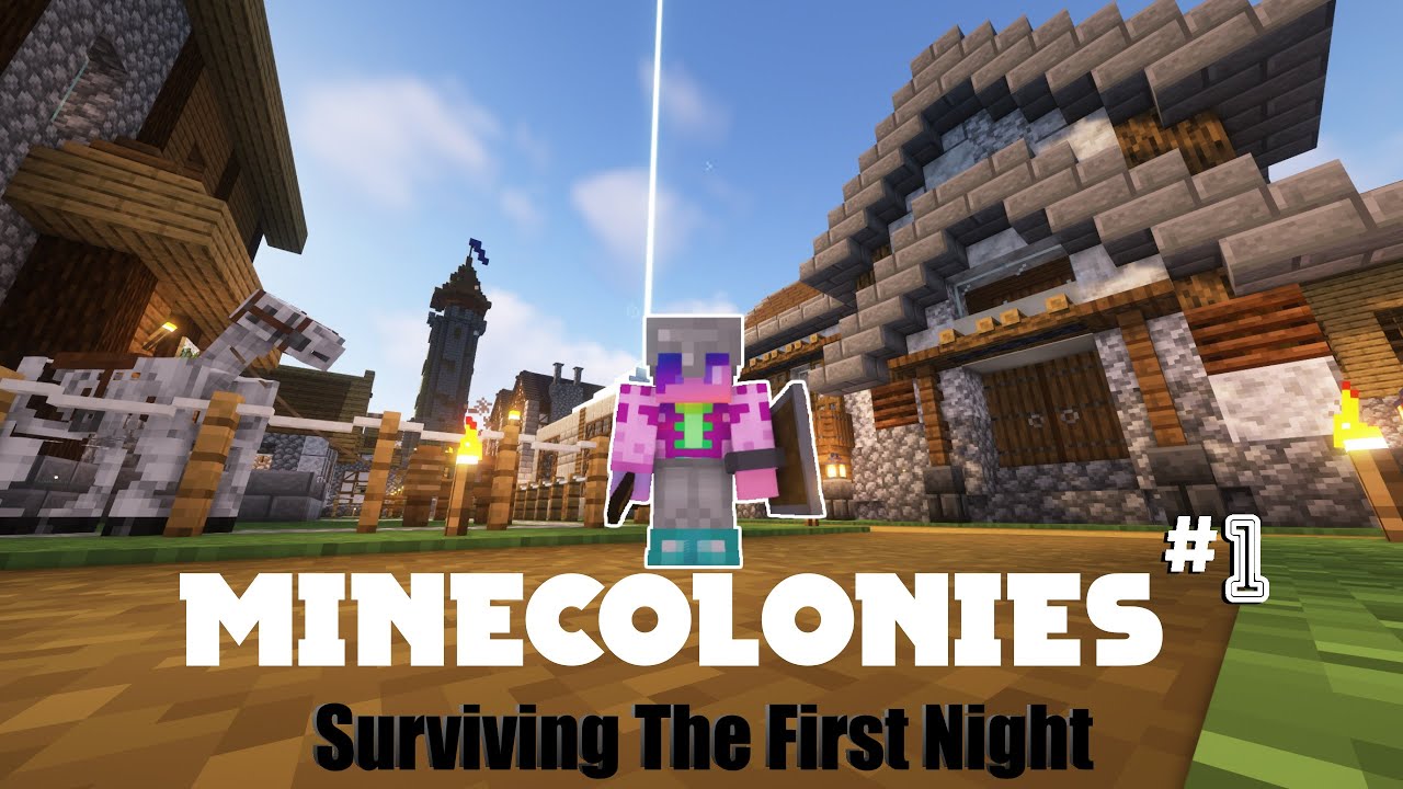 Minecolonies Surviving The First Night Starting A Colony YouTube Minecolonies surviving the first night starting a colony youtube