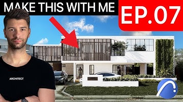 BIM for Beginners - ArchiCAD Course (Episode 7 Kitchen Living Dining Design)