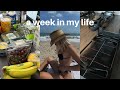 WEEK VLOG | beach day w liv!! PR unboxing, grocery haul, baking & more