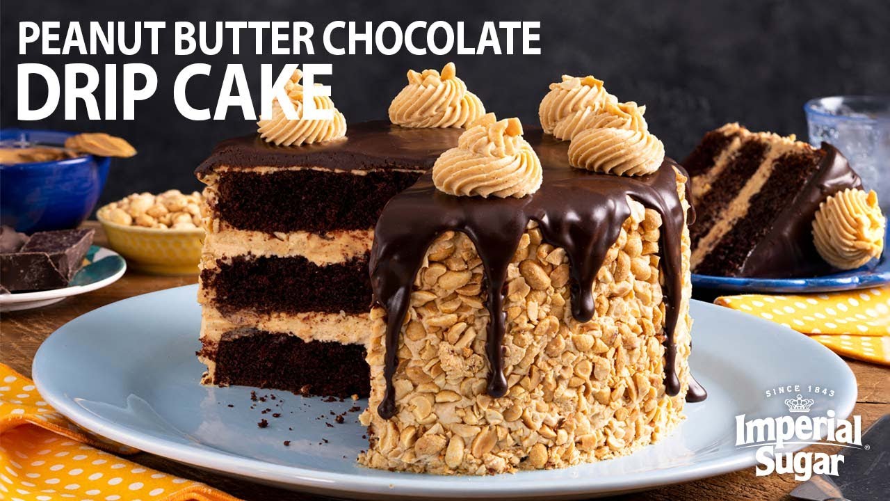 How to Make Peanut Butter Chocolate Drip Cake YouTube