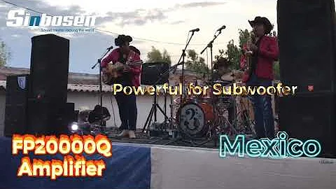 FP20000Q big power amplifier working in Mexico
