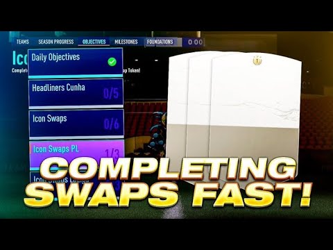 HOW TO COMPLETE ICON SWAPS OBJECTIVES FAST! + SQUAD BATTLES GLITCH! - FIFA 21