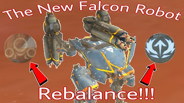 War Robots Test Server 3.8 Gameplay -  New Rebalanced Falcon Robot