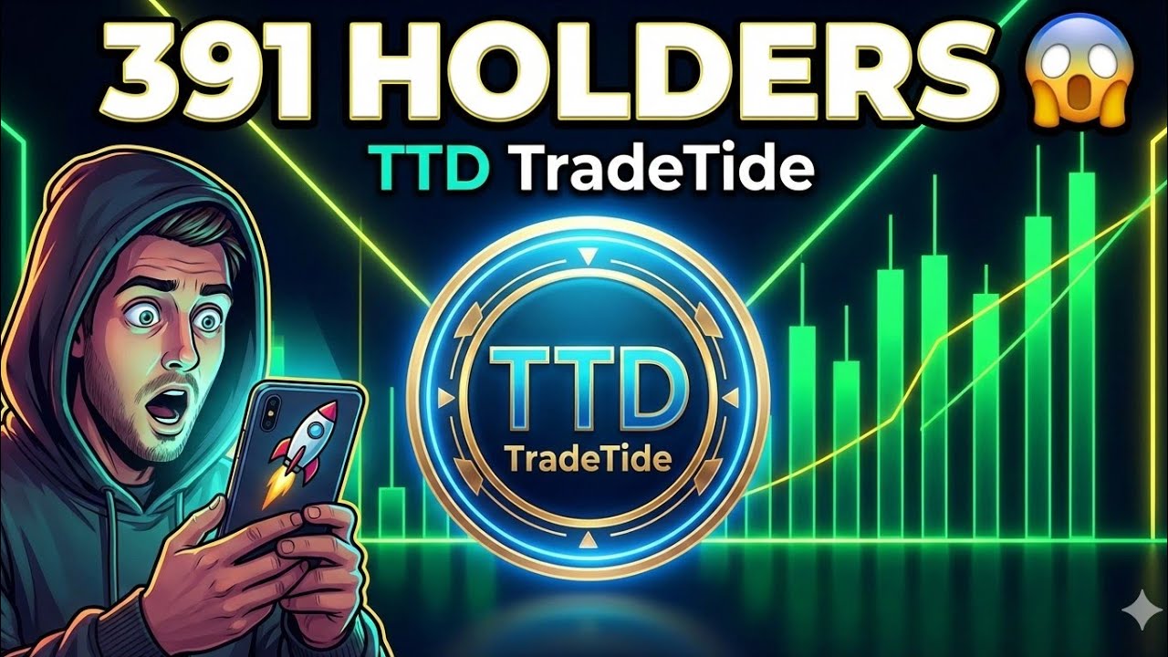 TTD TradeTide Analysis 🔥 Sirf 391 Holders | Next Crypto Gem Ya Pump & Dump? | On-Chain Data