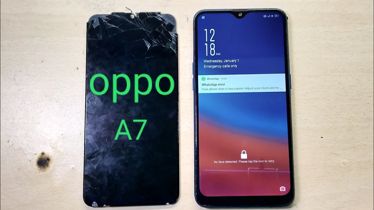 OPPO A7 DISPLAY REPLACEMENT | OPPO A7 RESTORATION | REBUILD BROKEN MOBILE