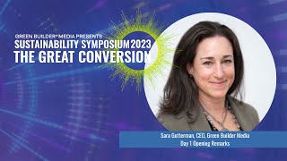 Sustainability Symposium 2023 The Great Conversion Day 1 Opening Remarks