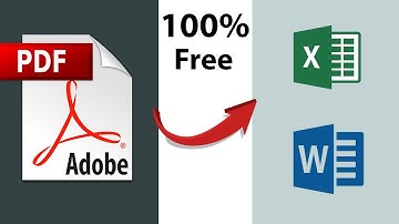 pdf to word and excel converter free download