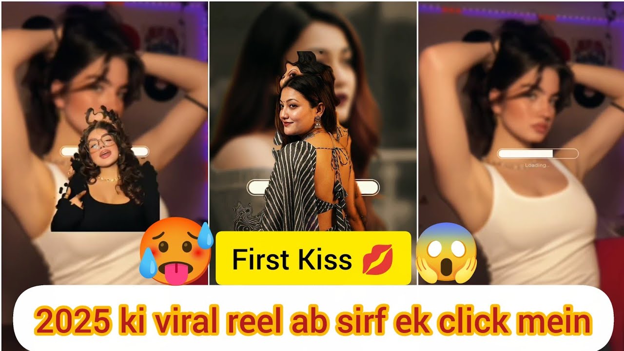 "First Kiss"💋 song 2025 special editing 🥵| first kiss reel editing | 2025 viral reel editing ||