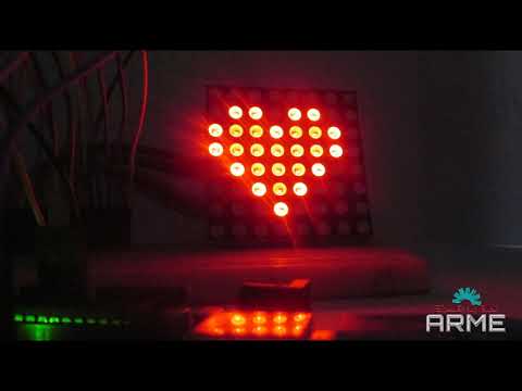 MATRIZ LED 8X8  CON ARDUINO 